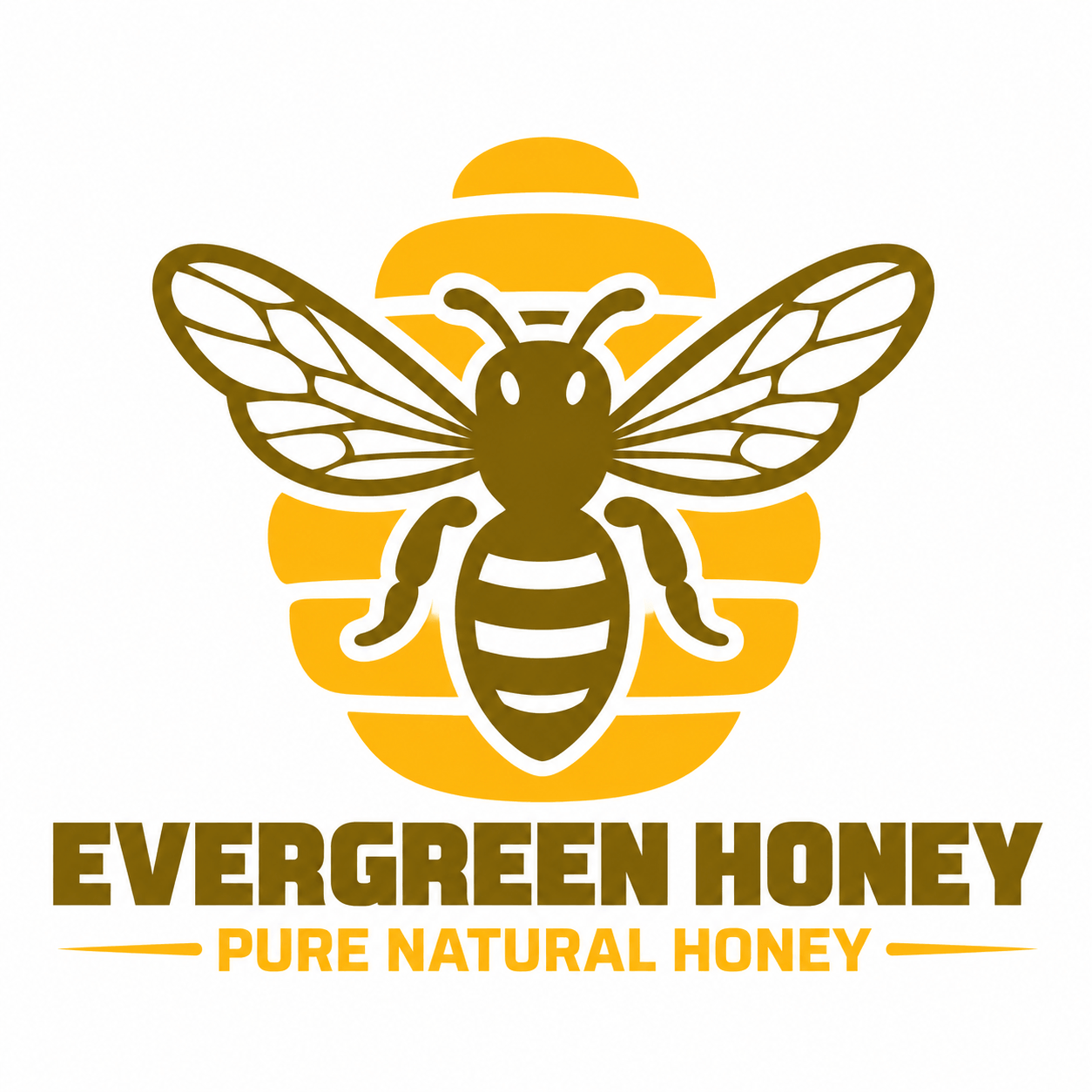 brown and gold logo