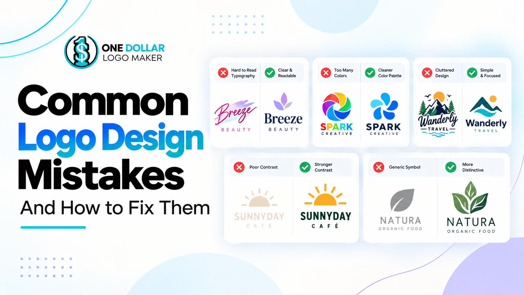 Common logo design mistakes and how to fix them