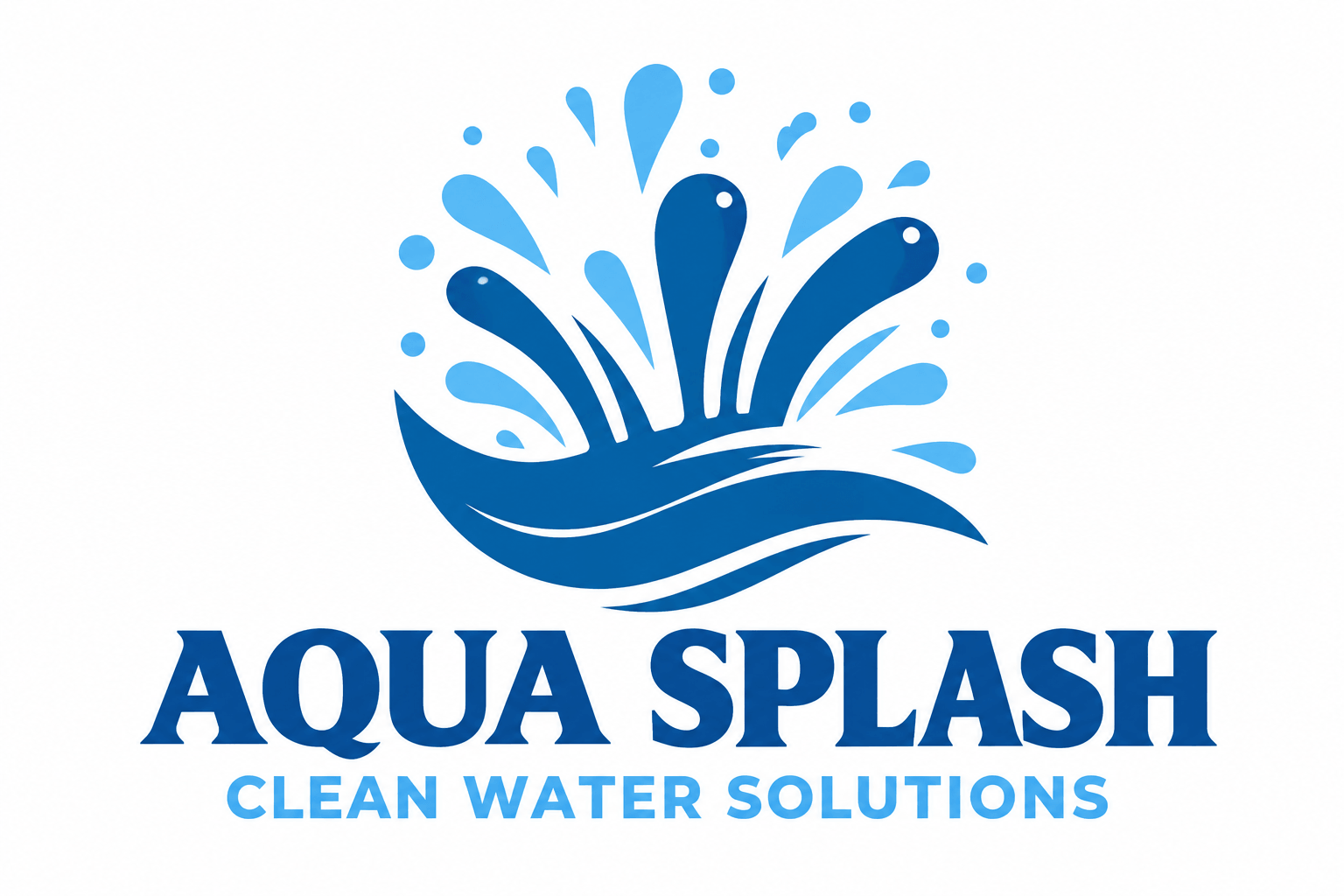 dark blue and light blue logo