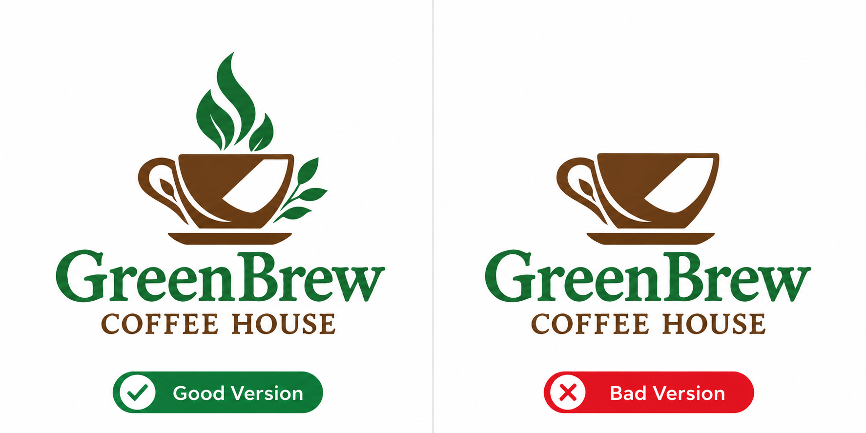 distinctive familiar symbol vs. generic logo