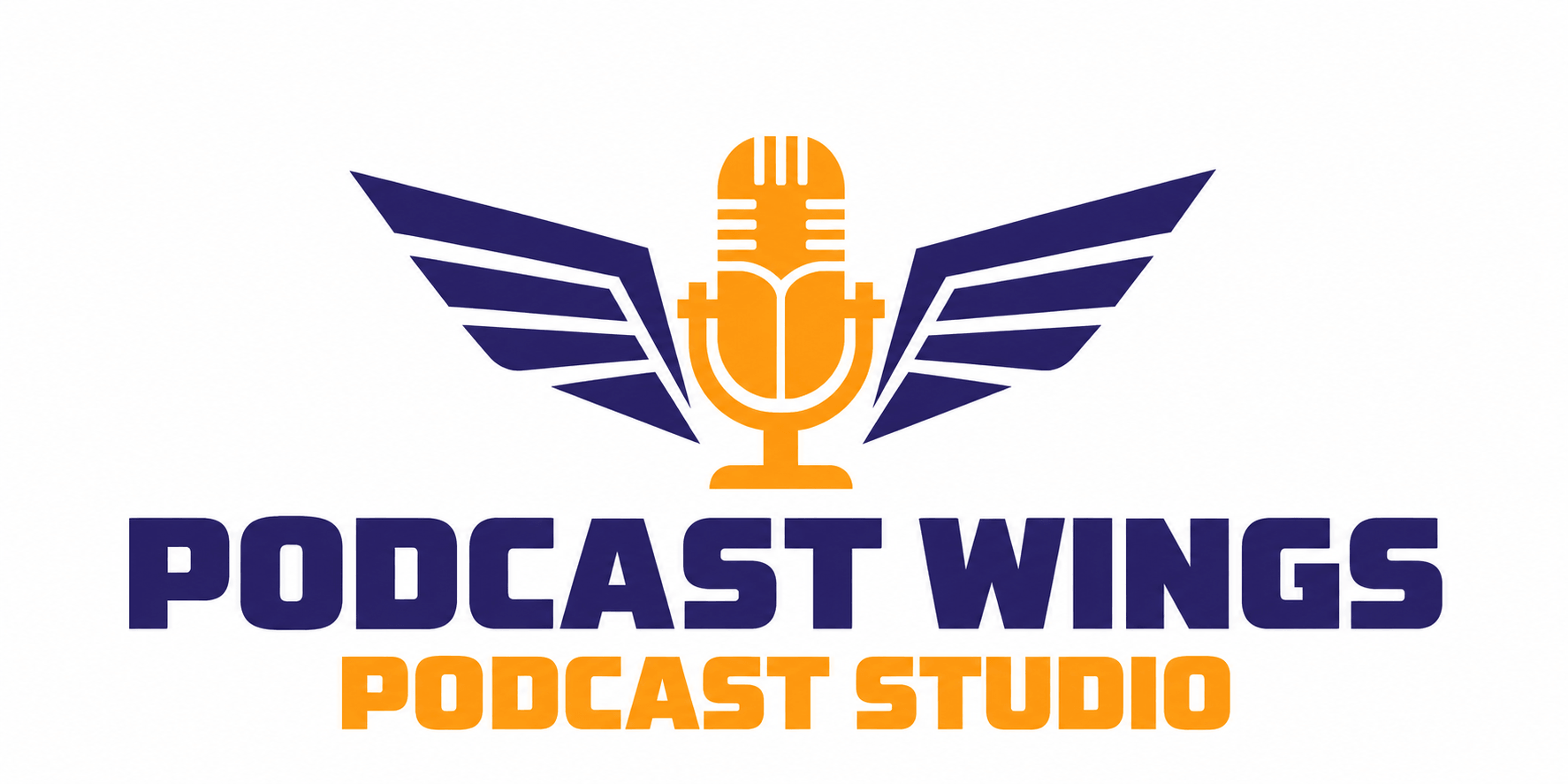 purple and orange logo