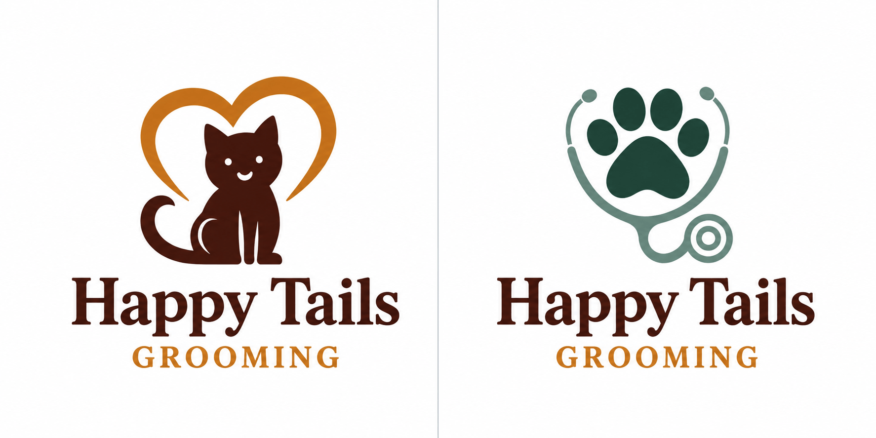 same brand name logo with relevant vs. misleading imagery