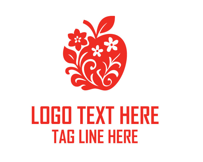 Modern Apple Abstract Logo