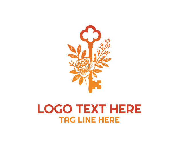 Modern Real Estate Key Logo