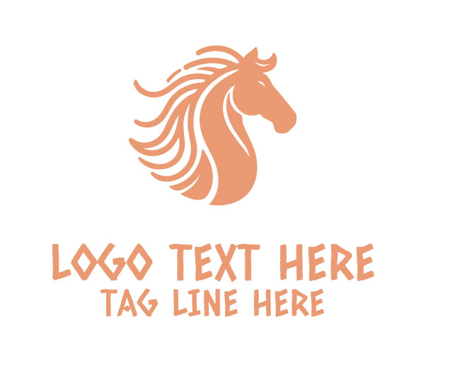 Freedom Inspired Linear Horse Logo