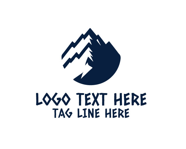 Geometric Mountain Logo