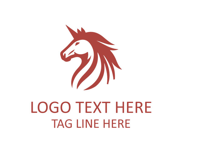 Premium Business Linear Horse Logo