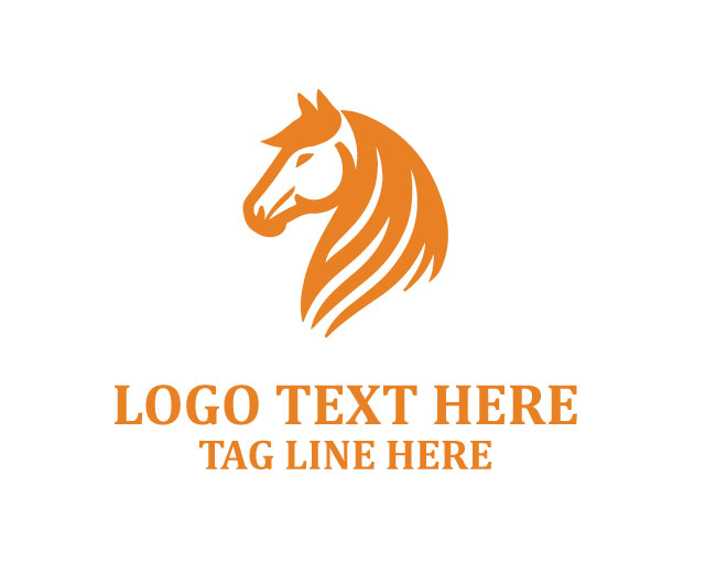 Sports Team Linear Horse Logo