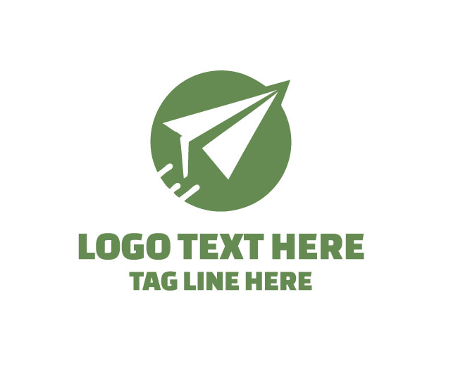 Digital Path Paper Plane Logo