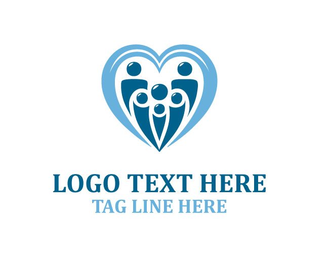 A family tree logo representing growth connection and togetherness.