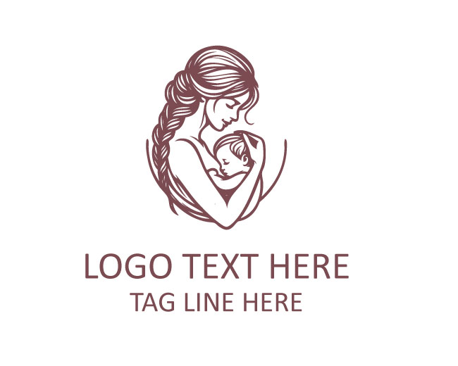  Family Bond Mom And Baby Logo
