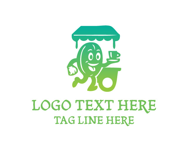 Coffee Brand Character Logo