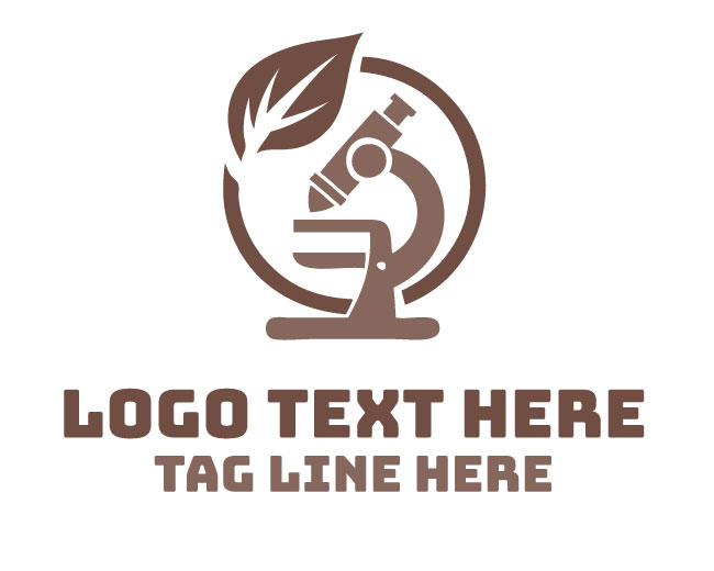 Clean Leaf Microscope Logo