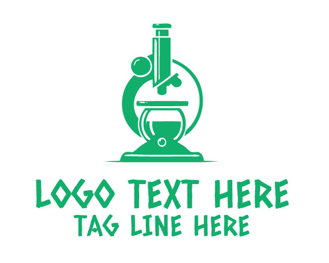 Clean Lab Microscope Logo