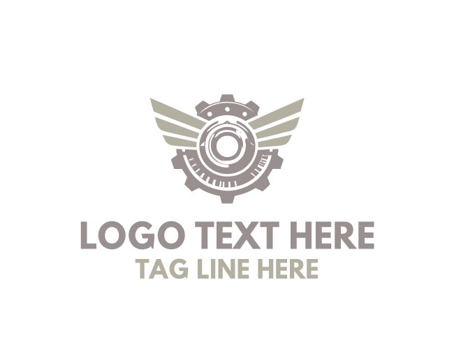 Speed Wings Mechanic Logo
