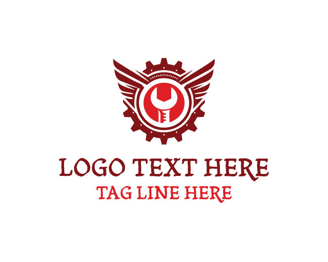 Mechanic Wings wrench Logo