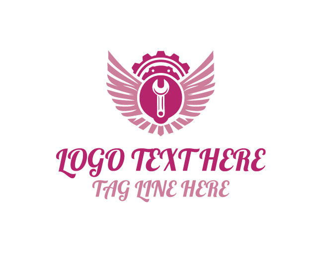 Mechanic Wing Service Logo