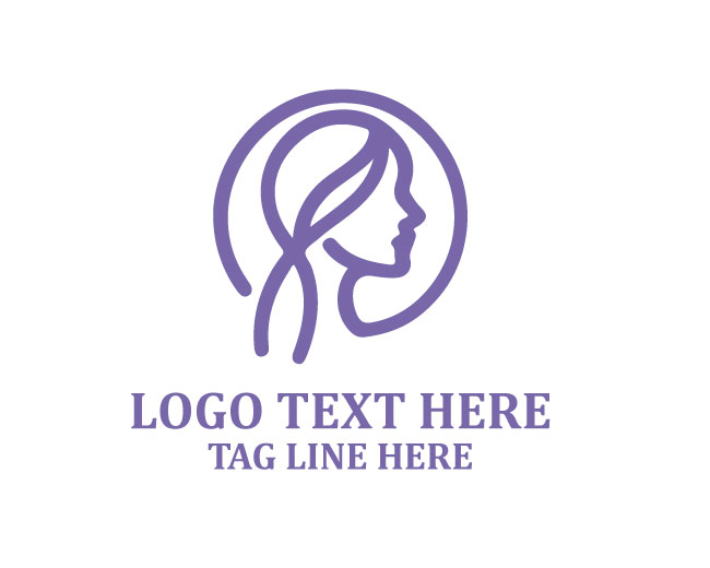 Fashion Lady Face Branding Design