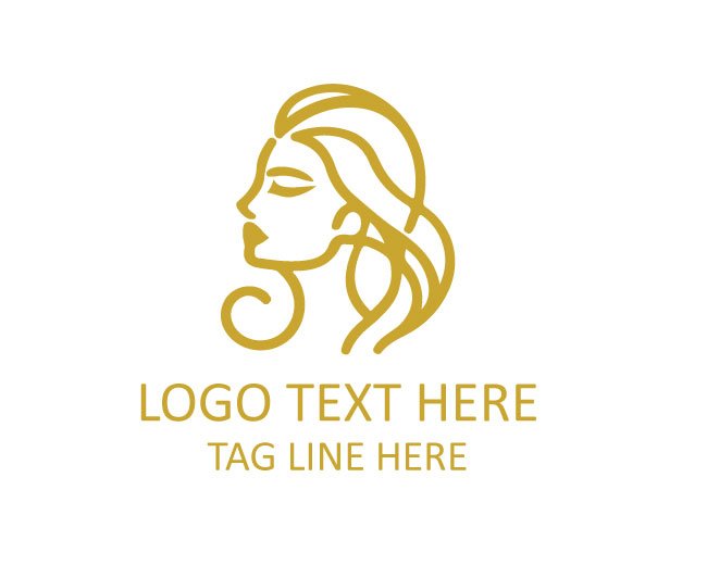 Modern Creative Lady Face Design