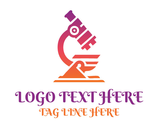 Flat Microscope Logo