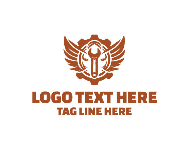 Power Mechanic Wings Logo