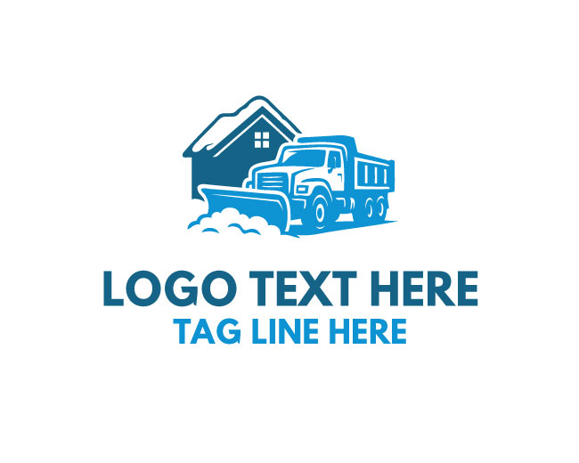 Snow Removal Truck Logo