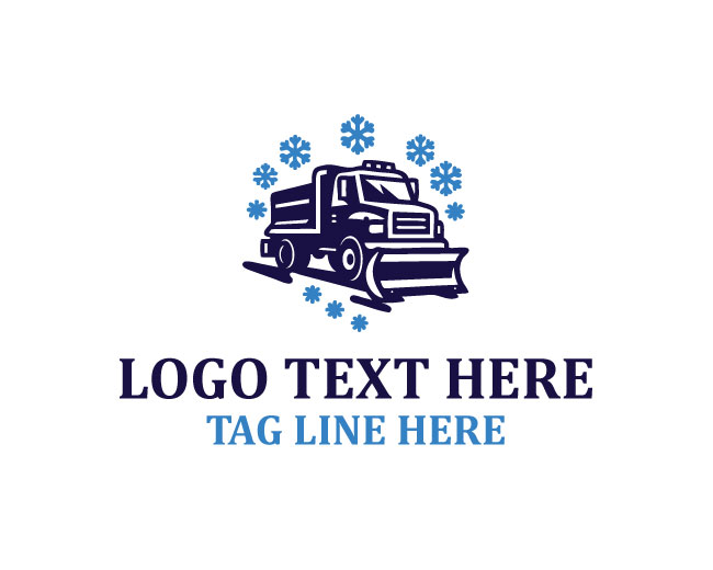 Snow Removal Truck Logo