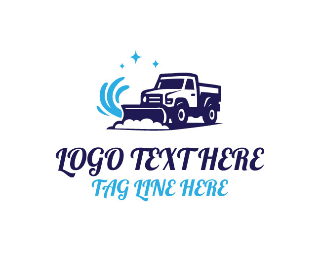 Snow Removal Truck Logo