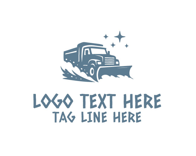 Snow Removal Truck Logo