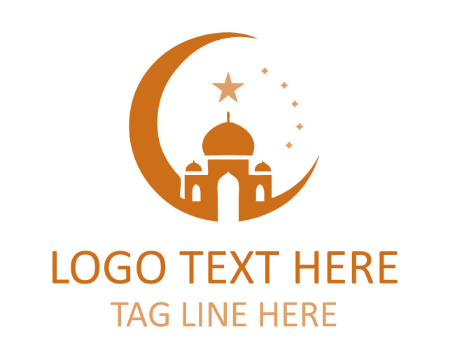 Grand Mosque Architecture Logo