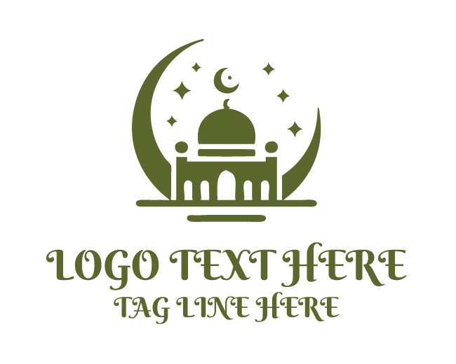 Luxury Mosque Gold Logo