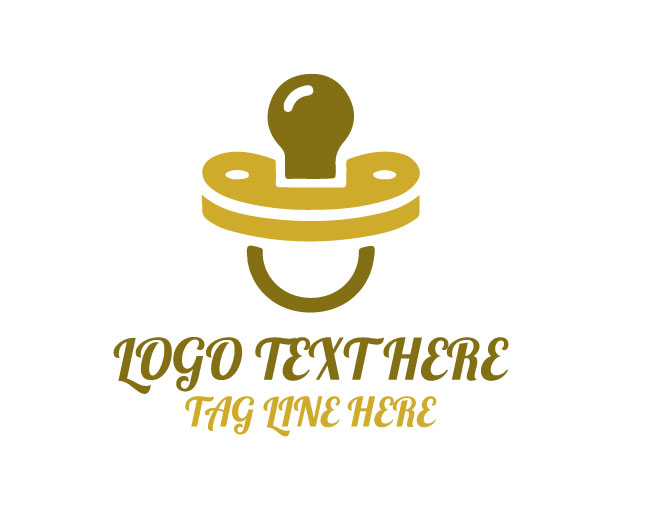 Rounded Pacifier Logo