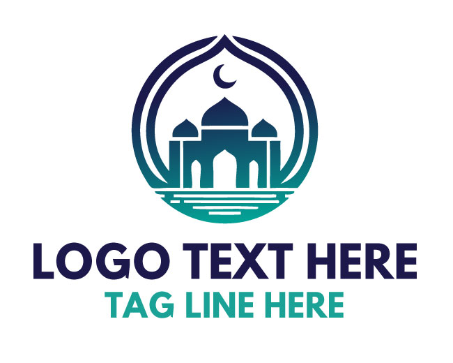 Desert Mosque Oasis Logo
