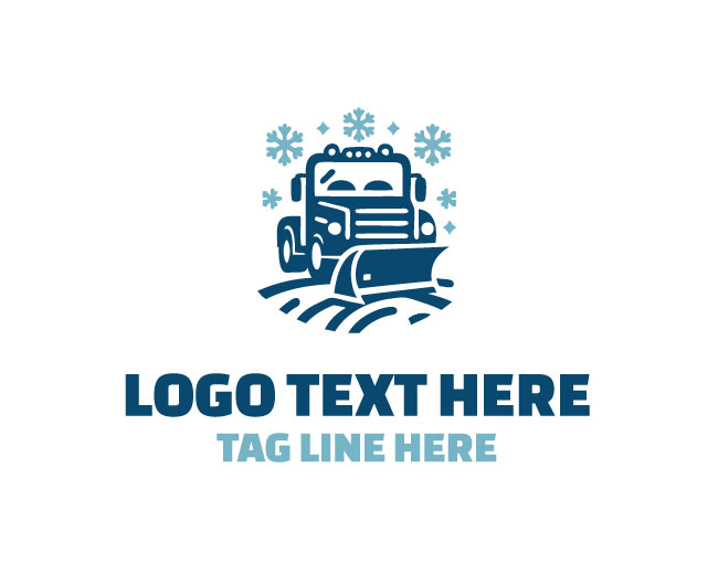 Dynamic Snow removal Truck Logo