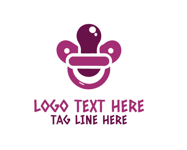 Elegant Pacifier Logo