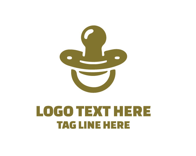Soft Round Pacifier Logo