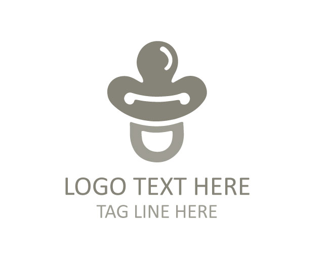 Dual Ring Pacifier Logo