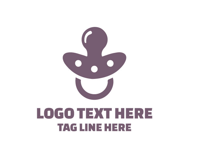 Smooth Center Pacifier Logo