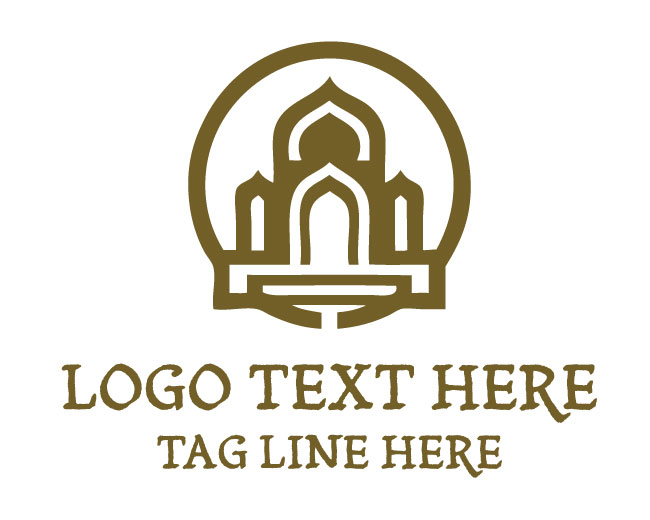 Skyline Mosque City Logo