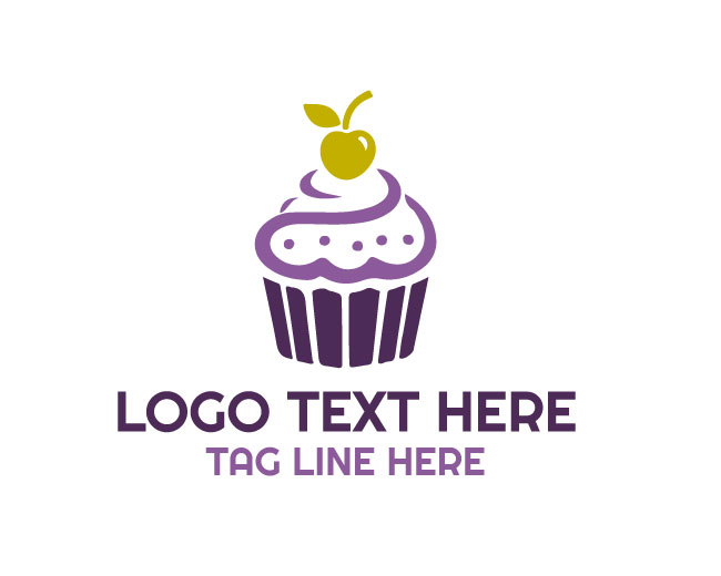 Pink Cupcake Logo