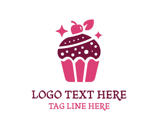 Pastry Cupcake Logo