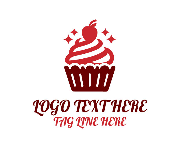 Vanilla Cupcake Logo