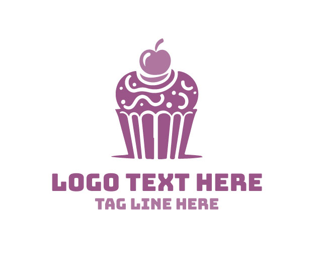 Swirl Cupcake Logo