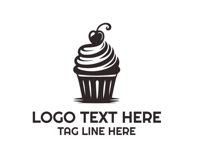 Party Cupcake Logo