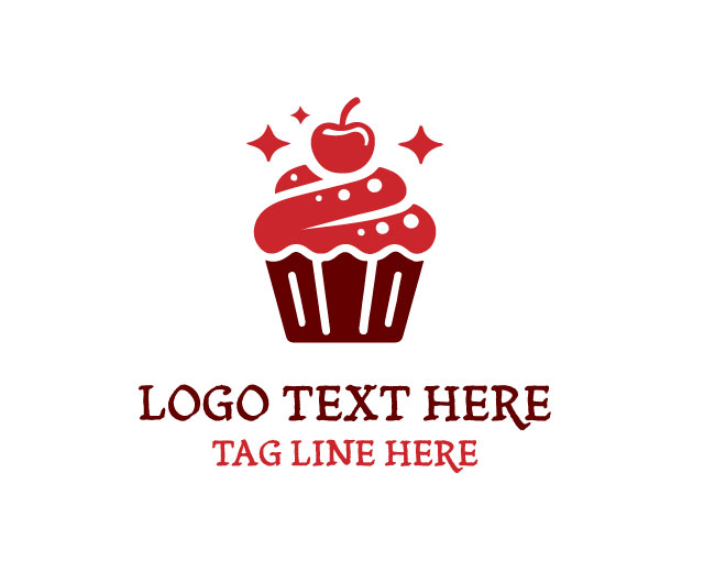 Strawberry Cupcake Logo