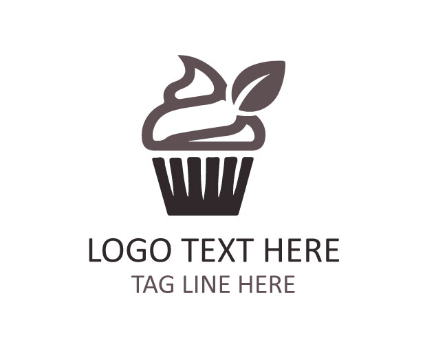 Fresh Cream Cupcake Logo