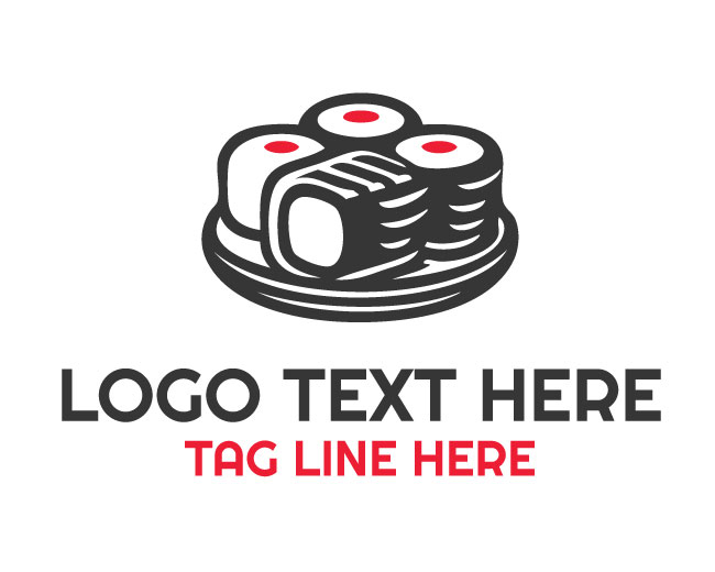 Premium Sushi Roll Logo