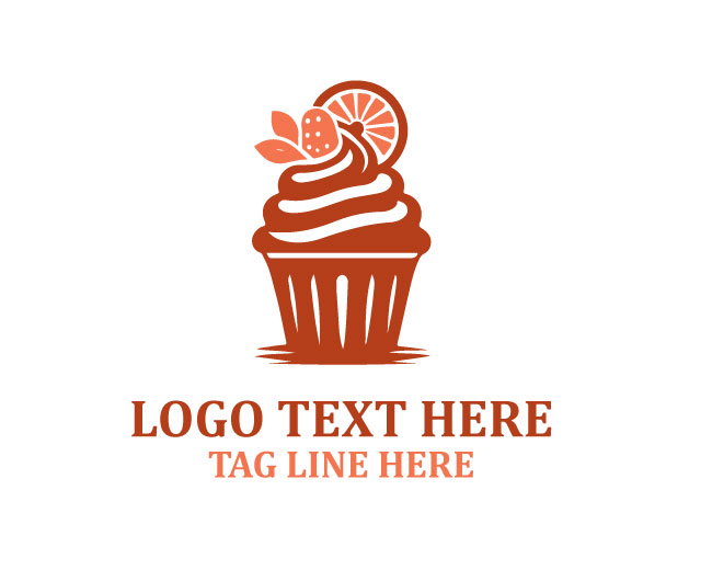 Best And Tasty Cupcake Logo