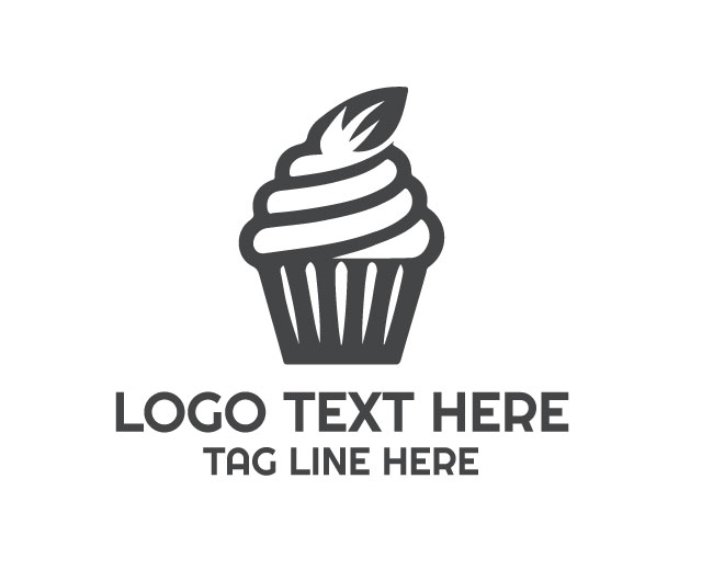 Creamy Delight Cupcake Logo