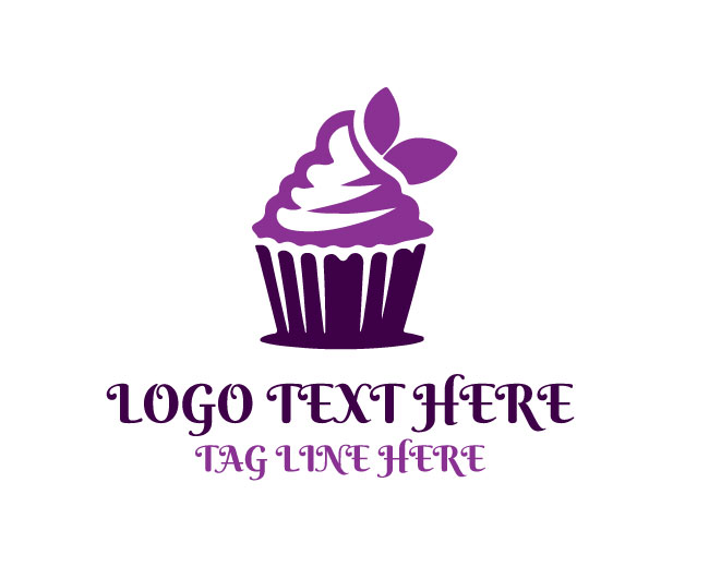 Sugar Icing Cupcake Logo